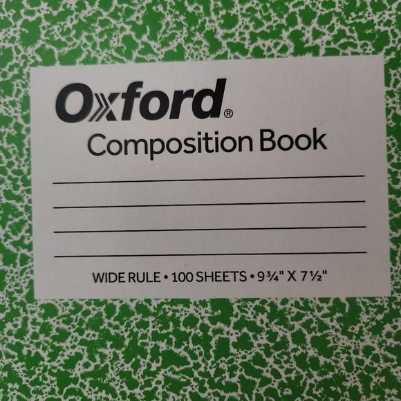 NEW Oxford Composition Notebooks 4 Pack Wide Ruled Paper School Office school - Picture 6 of 7